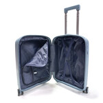 Set Valijas Flb Pp Gris Azul  20 24 28 168 4Ruedas